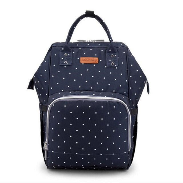 New Yorker Backpack Diaper Bag (USB Charging Port)