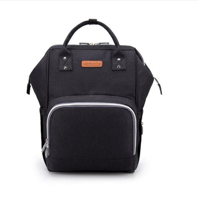 New Yorker Backpack Diaper Bag (USB Charging Port)