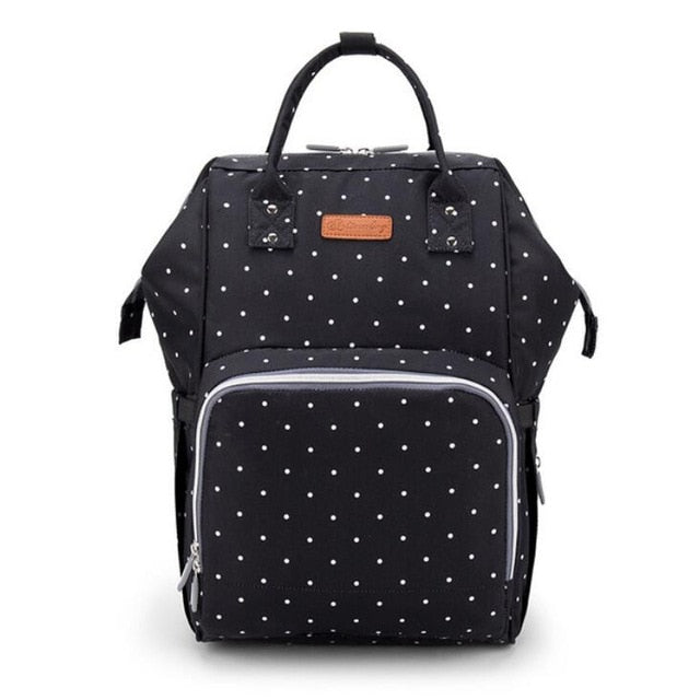New Yorker Backpack Diaper Bag (USB Charging Port)
