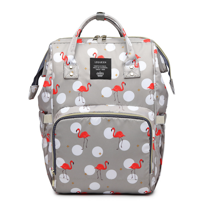 Flamingo Backpack Diaper Bag