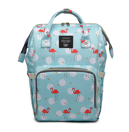 Flamingo Backpack Diaper Bag