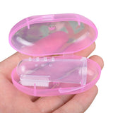 Finger Toothbrush with Case.